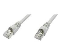 Telegärtner Câble réseau RJ45 100008658 – Cat6a S/FTP 5 m Blanc ignifuge, avec manchon de protection