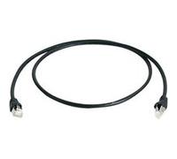 Câble de raccordement réseau informatique RJ45 Telegärtner L00004A0060 CAT 6a S/FTP noir 7.50 m G
