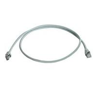Câble de raccordement réseau informatique RJ45 Telegärtner L00006A0035 CAT 6a S/FTP gris 50.00 m G