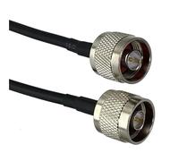 Câble de raccordement RF Droit RG316 RG58 N vers N SMA RP SMA mâle et Femelle Jack écrou cloison connecteur câble Pigtail 6 Pouces ~ 20 m(RG58 N M to N M,12inch (30CM))