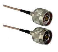 Câble de raccordement RF Droit RG316 RG58 N vers N SMA RP SMA mâle et Femelle Jack écrou cloison connecteur câble Pigtail 6 Pouces ~ 20 m(RG316 N M to N M,2FT (60CM))