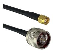 Câble de raccordement RF Droit RG316 RG58 N vers N SMA RP SMA mâle et Femelle Jack écrou cloison connecteur câble Pigtail 6 Pouces ~ 20 m(RG58 N M to SMA M,2FT (60CM))