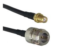 Câble de raccordement RF Droit RG316 RG58 N vers N SMA RP SMA mâle et Femelle Jack écrou cloison connecteur câble Pigtail 6 Pouces ~ 20 m(RG58 N F to SMA F,2FT (60CM))