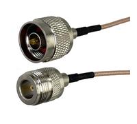 Câble de raccordement RF Droit RG316 RG58 N vers N SMA RP SMA mâle et Femelle Jack écrou cloison connecteur câble Pigtail 6 Pouces ~ 20 m(RG316 N M to N F,2FT (60CM))