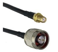 Câble de raccordement RF Droit RG316 RG58 N vers N SMA RP SMA mâle et Femelle Jack écrou cloison connecteur câble Pigtail 6 Pouces ~ 20 m(RG58 N M to SMA F,2FT (60CM))