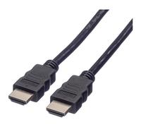Câble de raccordement Roline HDMI Fiche mâle HDMI-A 5.00 m noir 11.04.5545 4K