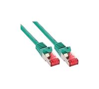 Câble de raccordement S / FTP PiMF Cat.6 PVC CCA 250 MHz, vert 10 m