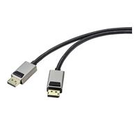 Câble de raccordement SpeaKa Professional DisplayPort Fiche mâle DisplayPort,