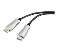 Câble de raccordement SpeaKa Professional HDMI Fiche mâle HDMI-A, Fiche mâle HDMI-A 50.00 m noir SP-9019356 4K UHD, blindé Câble
