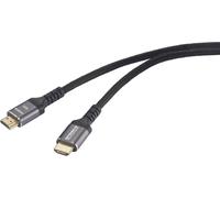 Câble de raccordement SpeaKa Professional HDMI Fiche mâle HDMI-A, Fiche mâle HDMI-A 0.50 m noir SP-13125596 4K UHD Câble HDMI