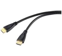 Câble de raccordement SpeaKa Professional HDMI Fiche mâle HDMI-A, Fiche mâle HDMI-A 1.50 m noir SP-10133284 4K UHD, canal de