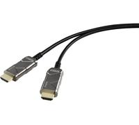 Câble de raccordement SpeaKa Professional HDMI Fiche mâle HDMI-A, Fiche mâle HDMI-A 15.00 m noir SP-8821988 8K UHD Câble HDMI