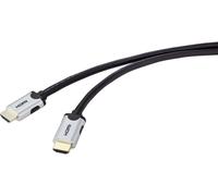 Câble de raccordement SpeaKa Professional HDMI Fiche mâle HDMI-A, Fiche mâle HDMI-A 2.00 m noir SP-9