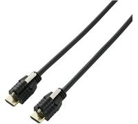 Câble de raccordement SpeaKa Professional HDMI Fiche mâle HDMI-A, Fiche mâle HDMI-A 2.00 m noir SP-9784184 4K UHD, canal de retour audio, contacts dorés,