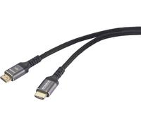 Câble de raccordement SpeaKa Professional HDMI Fiche mâle HDMI-A, Fiche mâle HDMI-A 5.00 m noir SP-13138300 8K UHD Câble HDMI