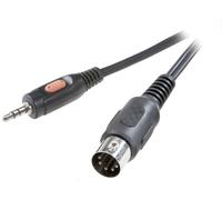Câble de raccordement SpeaKa Professional SP-7869804 connexion DIN / Jack audio [1x diode mâle 5 pôles (DIN) - 1x Jack mâle 3.5