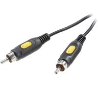 Câble de raccordement SpeaKa Professional SP-7869856 [1x Cinch-RCA mâle - 1x Cinch-RCA mâle] 5.00 m