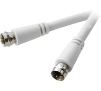 Câble de raccordement SpeaKa Professional SP-7870000 [1x F mâle - 1x F mâle] 1.50 m blanc