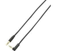 Câble de raccordement SpeaKa Professional SP-7870060 Jack audio [1x Jack mâle 3.5 mm - 1x Jack mâle 3.5 mm] 1.00 m noir contacts