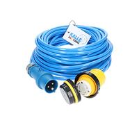 Câble de raccordement terrestre polyuréthane avec fiche CEE / couplage Marinco 2,5 mm² 15 m de KALLE DAS KABEL