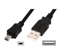 Câble de raccordement USB 2.0, USB-A - USB-B mini,