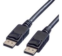 Câble de raccordement Value DisplayPort Fiche mâle DisplayPort, Fiche mâle DisplayPort 1.50 m noir 11.99.5767 blindé Câble