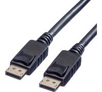 Câble de raccordement Value DisplayPort Fiche mâle DisplayPort, Fiche mâle DisplayPort 2.00 m noir 11.99.5762 blindé Câble