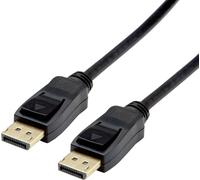 Câble de raccordement Value DisplayPort Fiche mâle DisplayPort, Fiche mâle DisplayPort 5.00 m noir 11.99.5813 blindé Câble