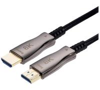 Câble HDMI 2.0 VALUE 14.99.3484 - 15m, HDMI Type A (Standard) mâle-mâle, 3D, 4K/UHD (3840x2160 60Hz), 8K/UHD (7680x4320), HDR, Noir