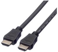 Câble de raccordement Value HDMI Fiche mâle HDMI-A 5.00 m noir 11.99.5735 4K UHD, blindé Câble HDMI