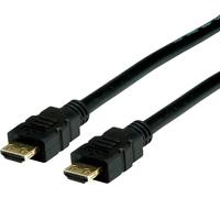 Câble de raccordement Value HDMI Fiche mâle HDMI-A, Fiche mâle HDMI-A 1.50 m noir 11.99.5691 4K UHD, blindage double Câble HDMI