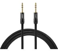 Câble de raccordement Warm Audio 55-90046 (2) Jack instruments [1x Jack mâle 6.35 mm - 1x Jack mâle 6.35 mm] 3.00 m noir