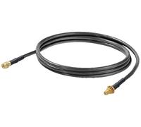 Câble de raccordement Weidmüller antenne 3.00 m noir résistant aux UV