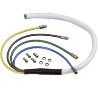 Câble de raccordement Wittenberg Antennen QAK15 [4x F mâle - 1x F mâle] 16.00 m blanc