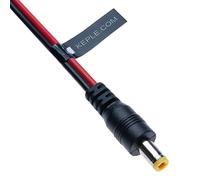 Câble de rallonge d'alimentation CC mâle 2,5 mm / 5,5 mm à l'extrémité Nue Jack Pigtails Barrel Connector Câble Compatible CCTV Caméra de sécurité, DVR, LED, moniteurs 0,3 m