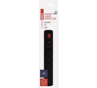 Câble de rallonge Emos avec protection contre les surtensions 5 prises avec interrupteur 3m noir