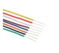 Câble de rallonge flexible en fils toronnés， Câble monoconducteur en cuivre étamé PVC UL1007 de 2 à 5 mètres(Red,2 meters 26AWG)