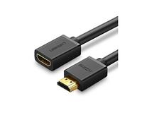 Ugreen Câble Hdmi mâle vers Hdmi femelle Hd107, Fullhd, 3D, 0.5M (Noir)