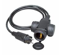 Câble de Rallonge Kopp H07RN-F Noir 1,5 m Triple Bipolaire