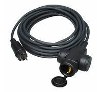 Câble de Rallonge Kopp H07RN-F Noir 10 m Triple Bipolaire