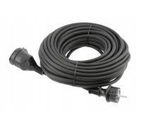 Câble de rallonge pour abri de jardin 20m 3x1,5 noir