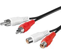 Câble de Rallonge Stéréo 2 x Cinch, 10m Longueur de Câble