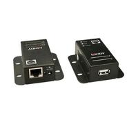 Lindy 42680 prolongateur réseau Émetteur et récepteur réseau Noir