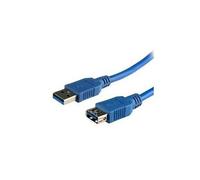 Câble de rallonge usb 3. 0 a/a m/f - 1 mètre - bleu