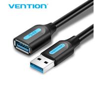 Câble de rallonge USB 3.0, VENTION USB mâle à femelle à USB 1.5FT(0.5M) Transmission de données à haut débit compatible avec la