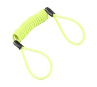 Câble de Rappel d'Antivol, Keenso Câble Cadenas à Disque 3.5MM Moto Rappel Câble, Alarme Rappel à Ressort de Verrouillage de Sécurité Jaune pour Moto Scooter Protection
