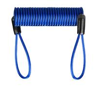 Câble De Rappel De Verrouillage | Corde De Rappel À Ressort en Fil d'acier De Sécurité Et,Câble De Sécurité Flexible À Double Anneau De 120 Cm pour Serrure - Accessoires pour Scooter, Moto, Véhicule,