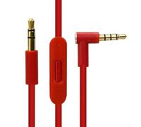 Câble de rechange 3,5 mm avec microphone intégré pour Beats Solo2 Solo3, Studio2 Studio3 Pro et modèles de casque (rouge)
