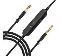 Câble de rechange pour casque Astro A50 A10, câble de contrôle du volume et muet en ligne compatible avec les casques de jeu Astro A40TR/A40/A10/A30/A50, XboxOne PS4, etc. (1,9 m/noir)