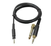 Câble de rechange pour casque SRH440A SRH840A Câble de transmission 3,5 mm à 2,5 mm avec connecteurs de 6,35 mm Câble de rechange pour casque